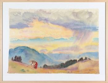 Landschaft mit Personen, 1927